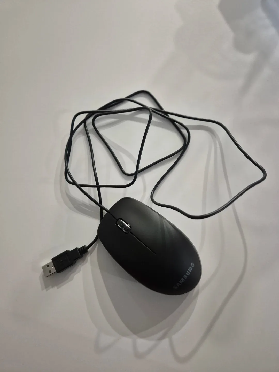 삼성 유선 마우스 검정(새상품)