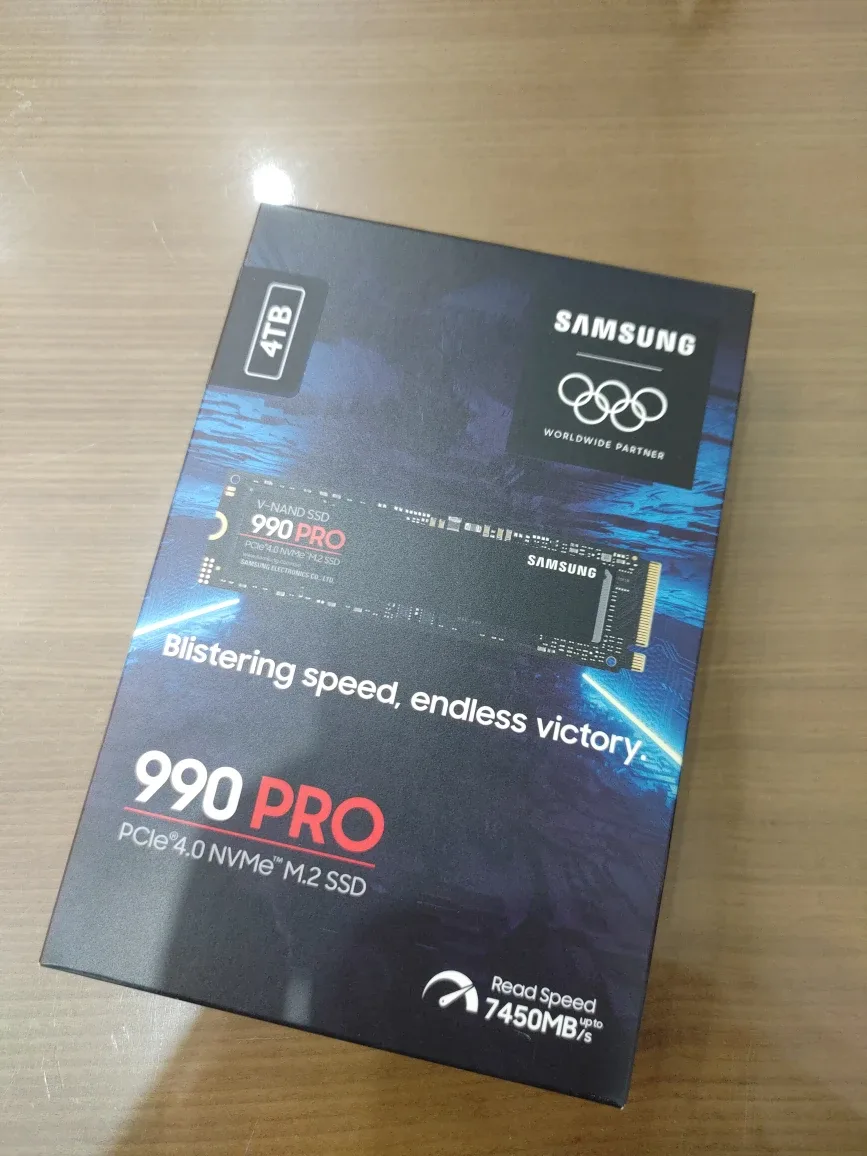 삼성 990 PRO 4TB SSD 미개봉
