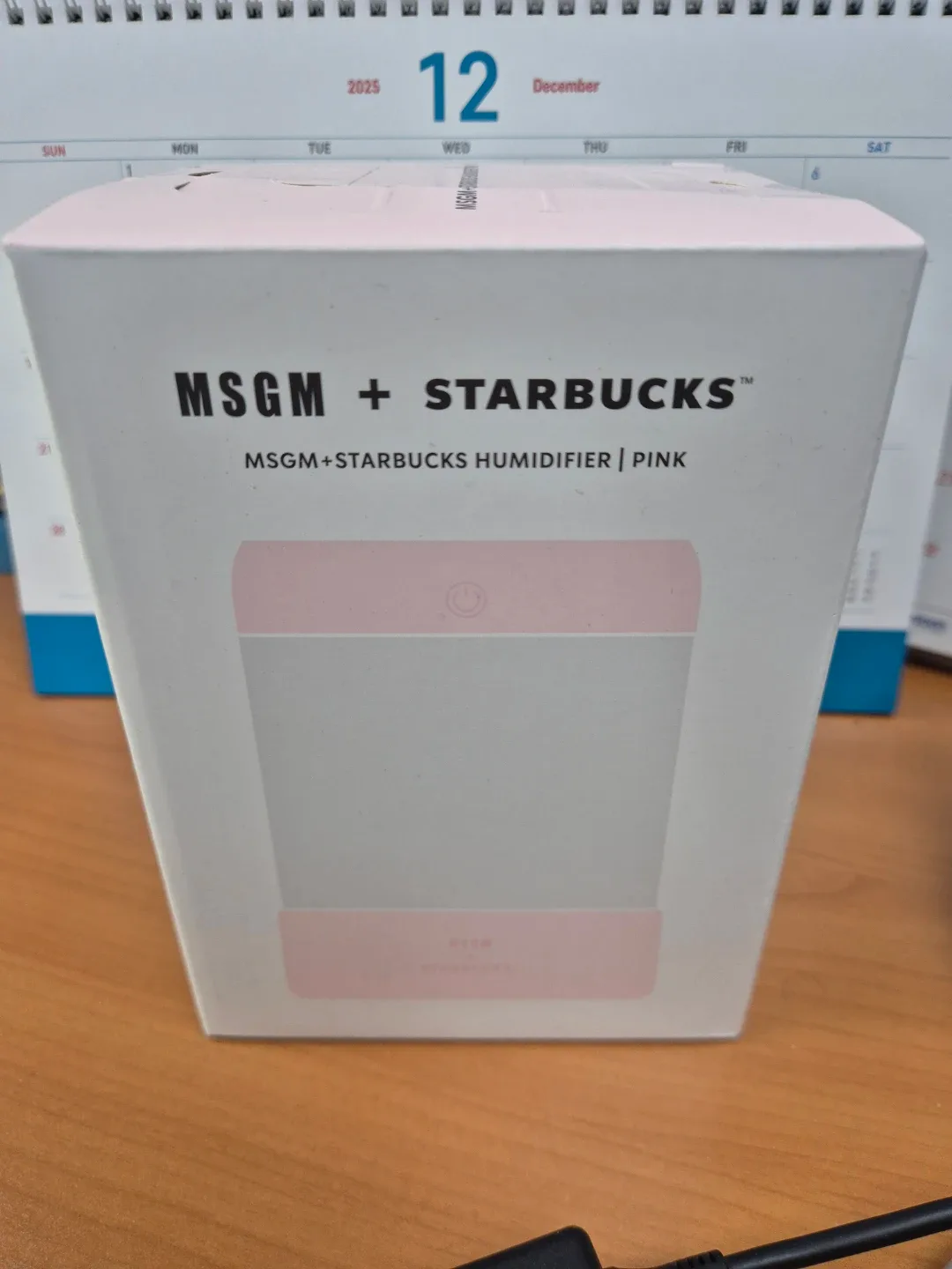 MSGM+스타벅스 핑크 가습기 새제품