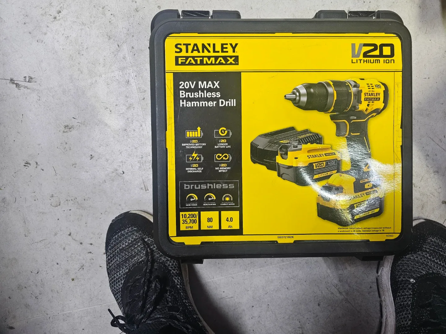 스탠리 FATMAX V20 SBD721해머 드릴 새상품