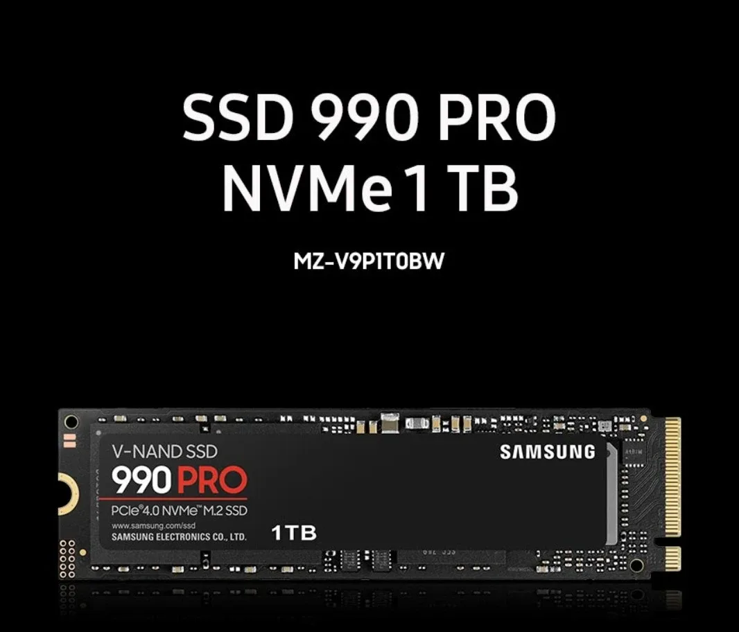 미개봉 신품 삼성전자 SSD 990 PRO M.2 NVMe 1TB