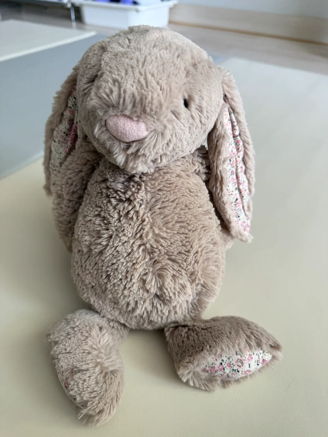 젤리캣 버니 토끼 인형 베이지