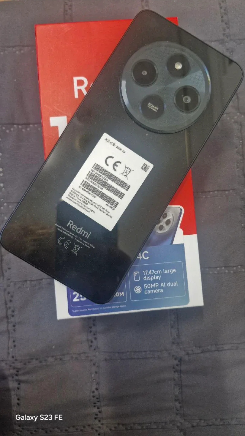 샤오미 Redmi 14C 블랙 256GB 새 폰급