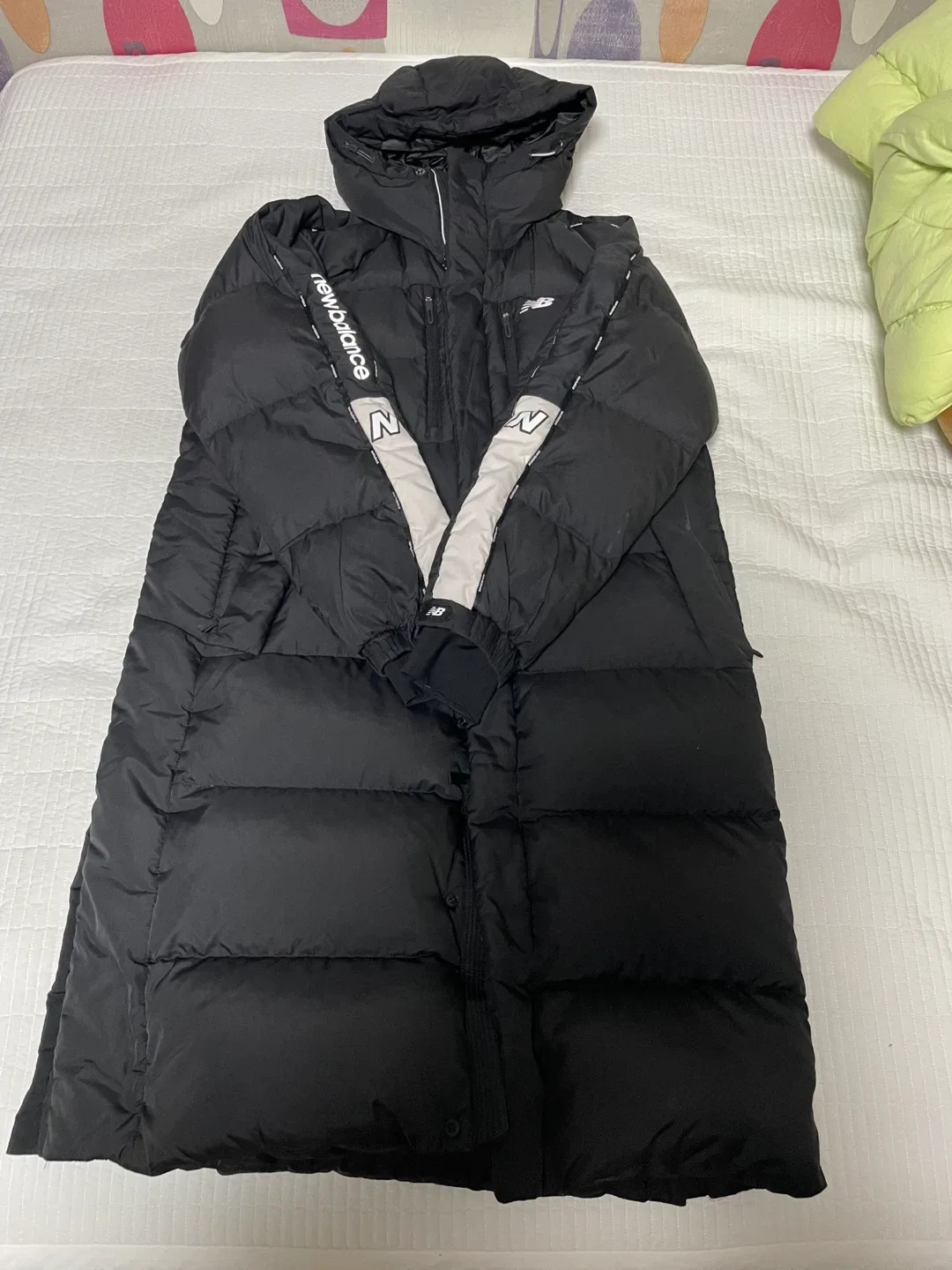 뉴발란스 거위털 구스 롱패딩 110 XXL 사이즈