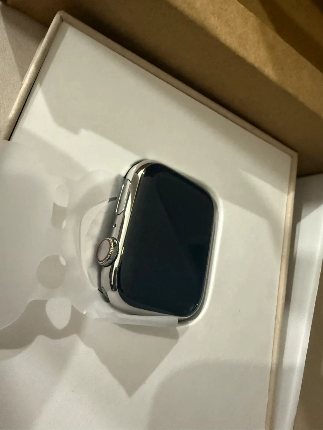 애플워치7 45mm GPS+Cellular 실버 스테인리스