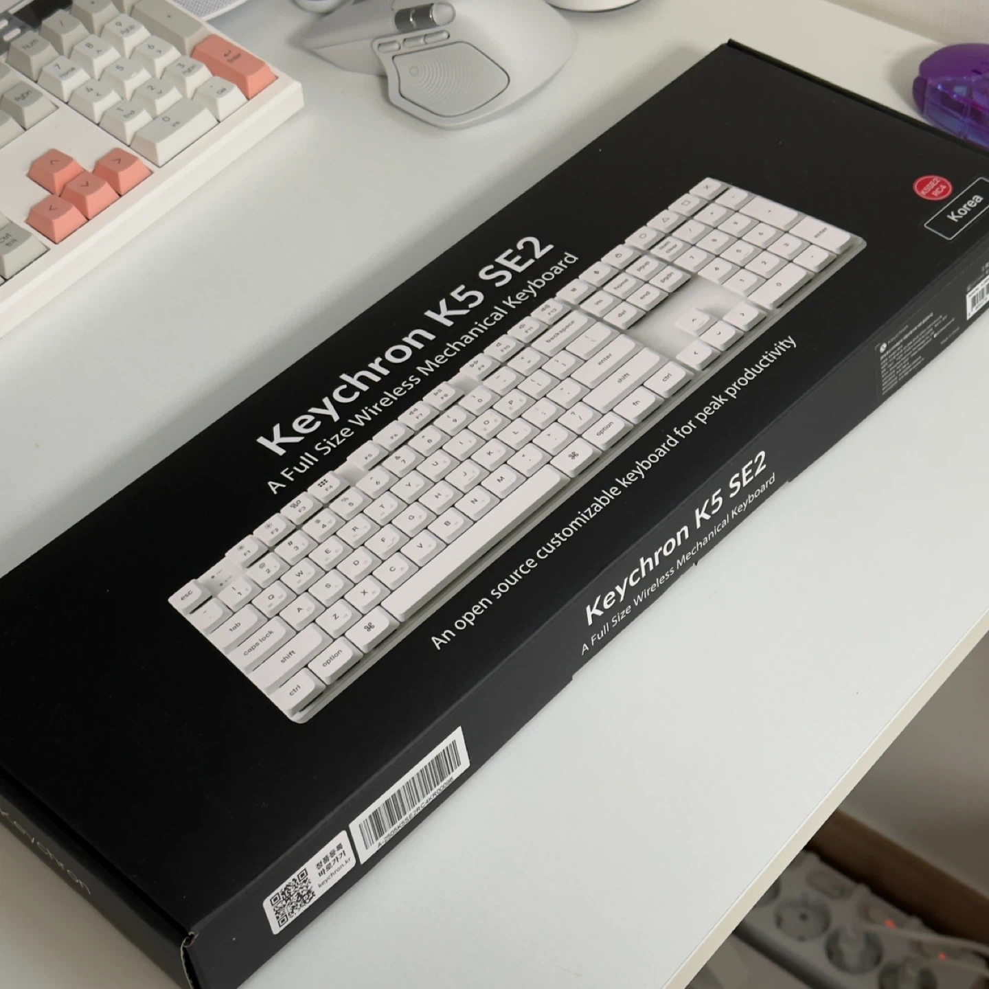 키크론 K5 SE2 화이트 풀사이즈 키보드 | 디지털기기 | 당근 중고거래