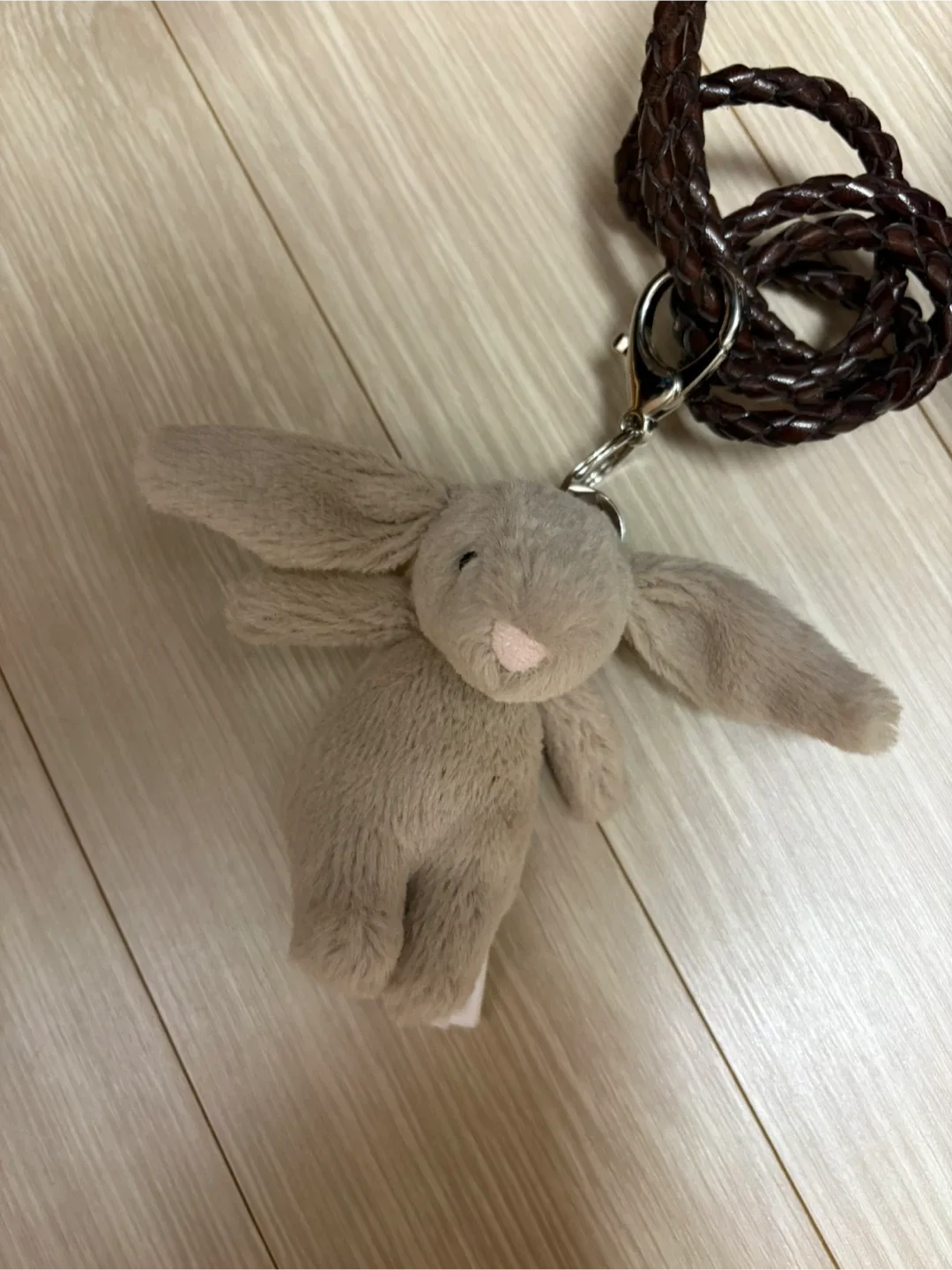 젤리캣 버니 키링 베이지