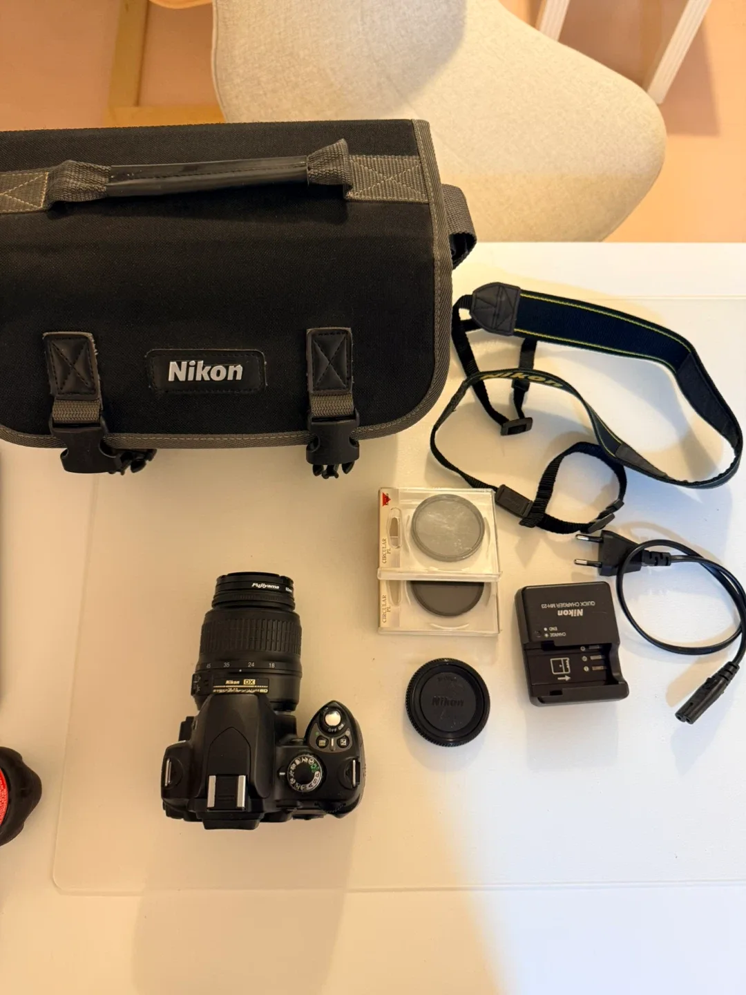 니콘 D40x DSLR 카메라 18-55mm 렌즈