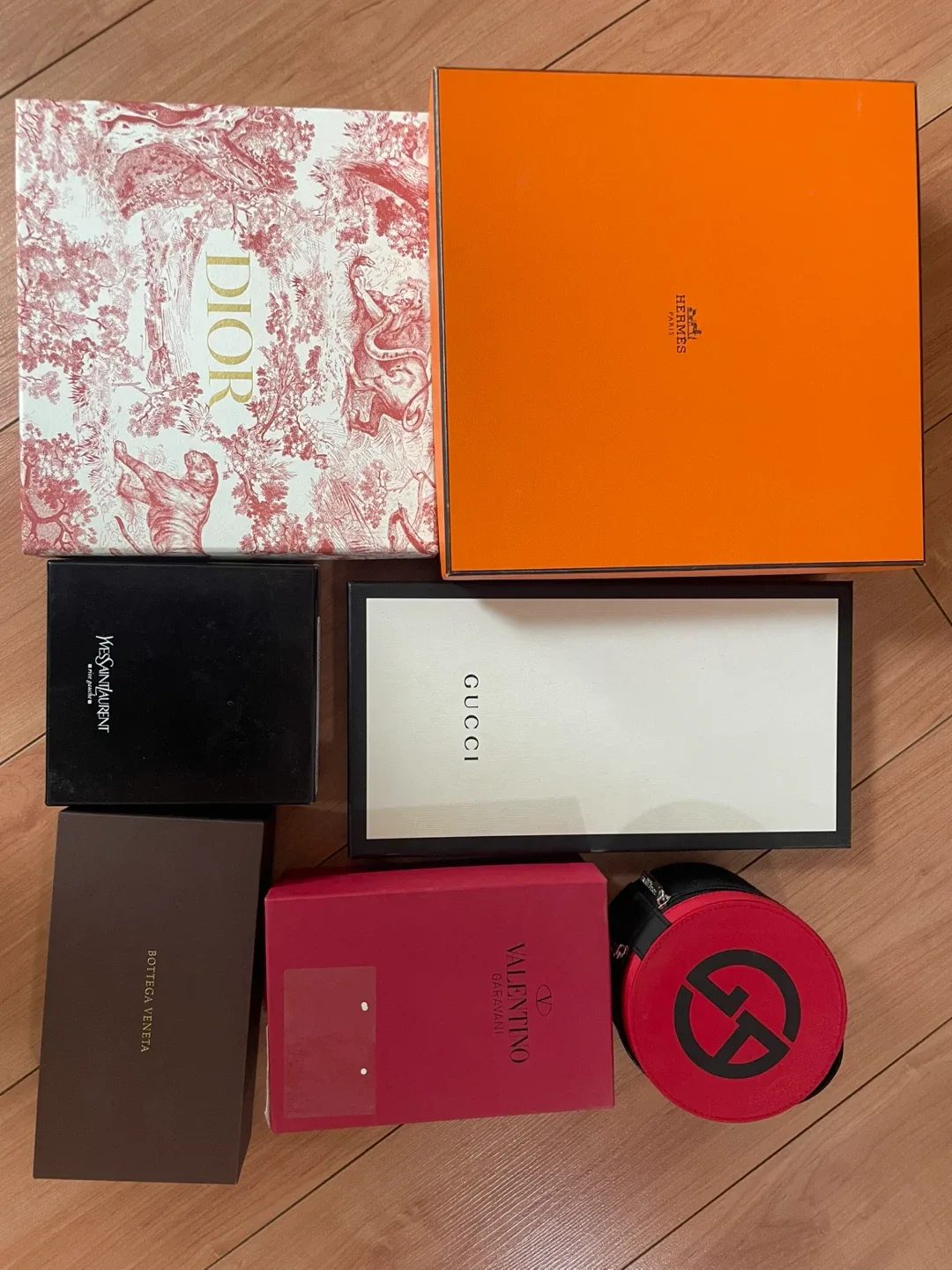 명품박스/알마니 파우치백 일괄 Dior, Hermès, Gucci 등)