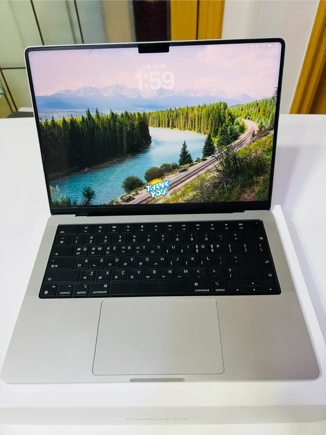 (오늘 거래시160) 맥북프로 M4 14인치 실버 기본형(16/512) 판매합니다.