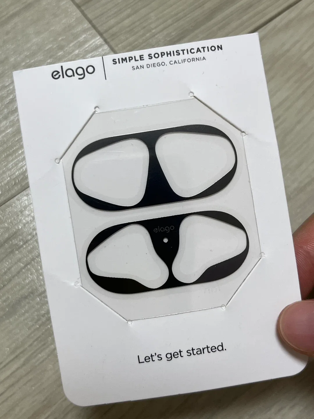 에어팟 철가루방지 스티커(엘라고)