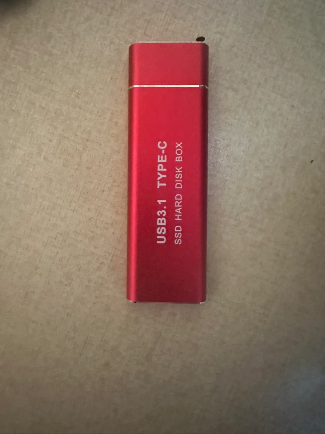 USB3.1 TYPE-C SSD 외장 하드 디스크 박스 새제품
