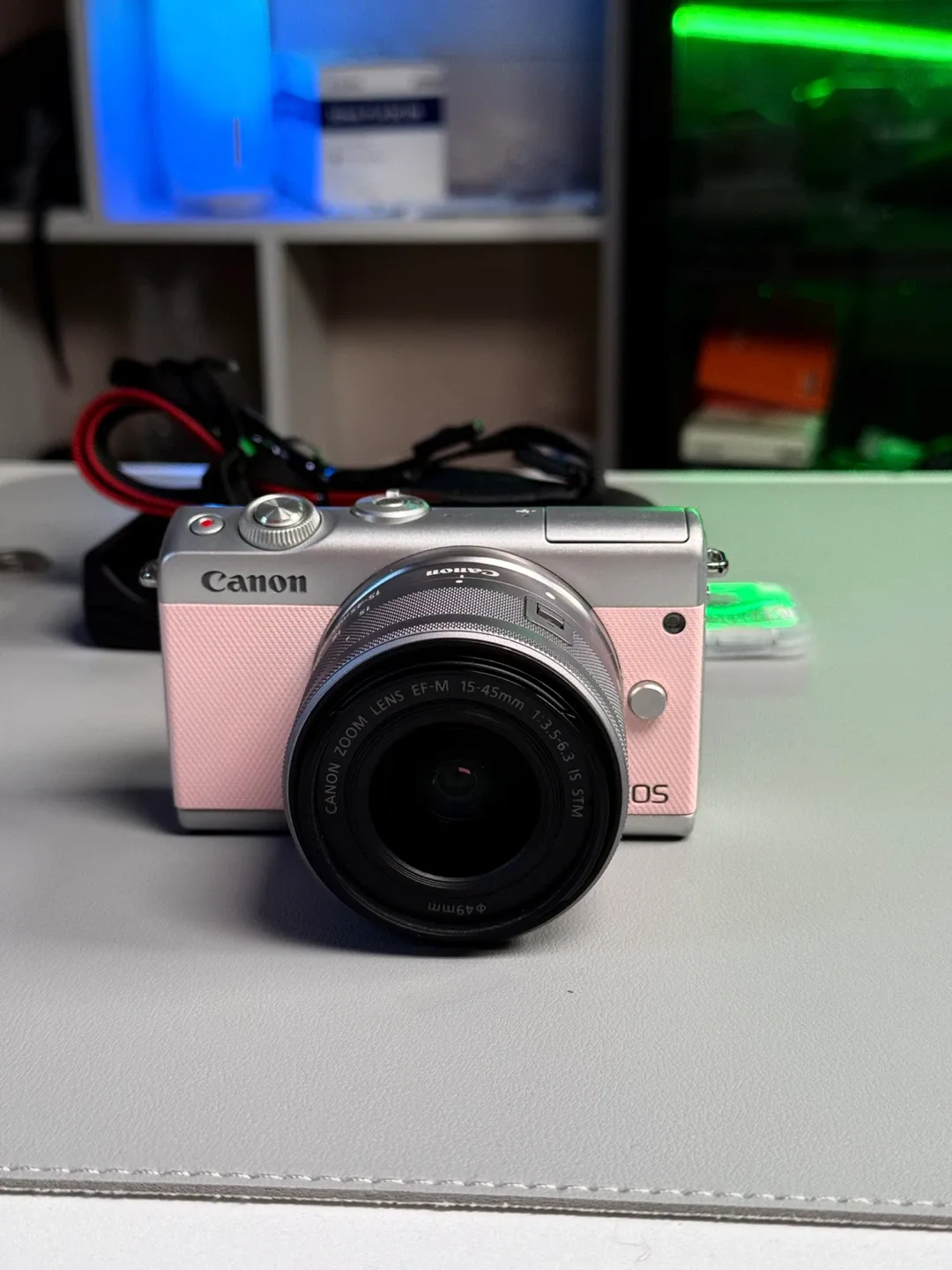 캐논 EOS M100 핑크 카메라