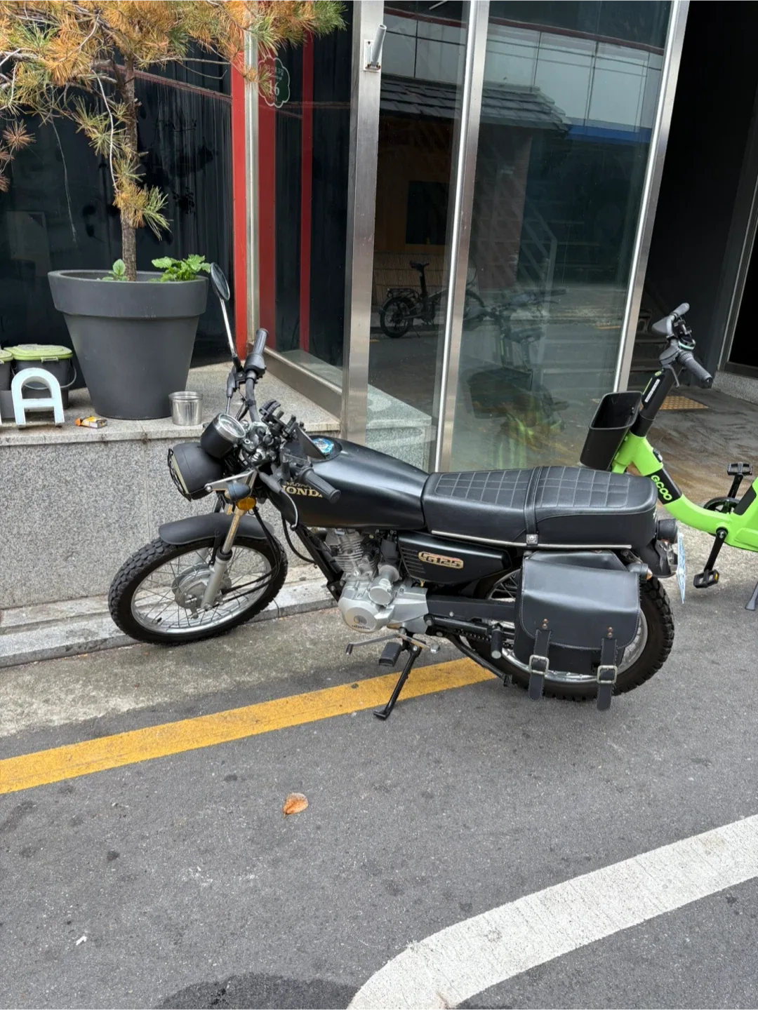 혼다 CG125 블랙 오토바이