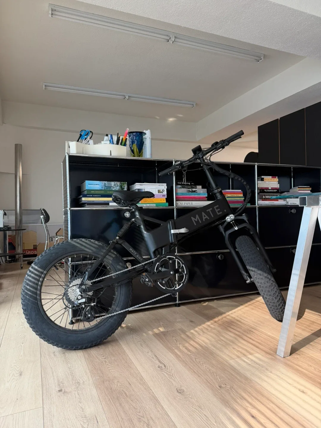 MATE X 전기 자전거 블랙