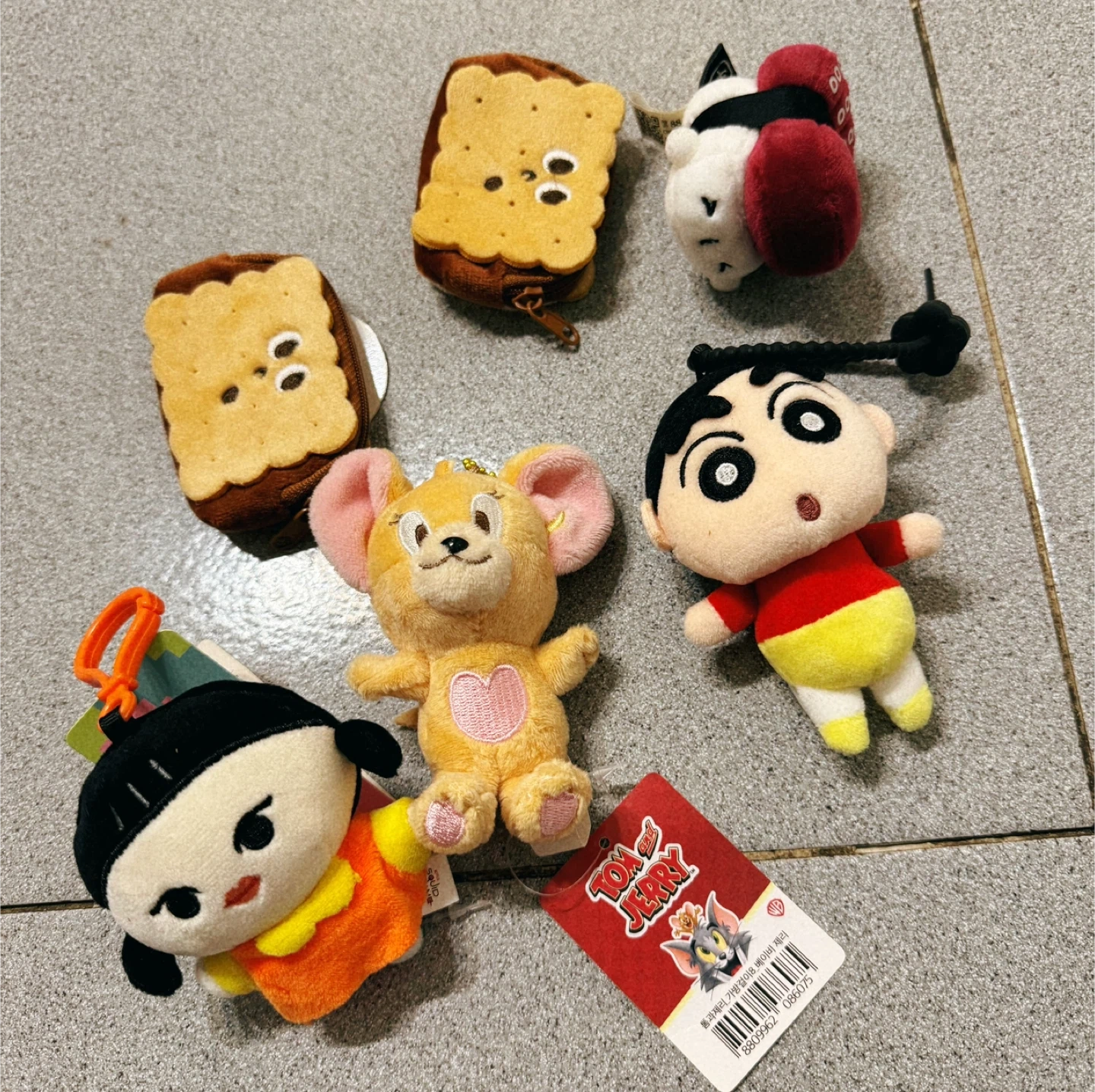 키링 인형 새제품 일괄 (짱구, 제리, 식빵코인지갑등등 ) | 취미/게임/음반 | 당근 중고거래