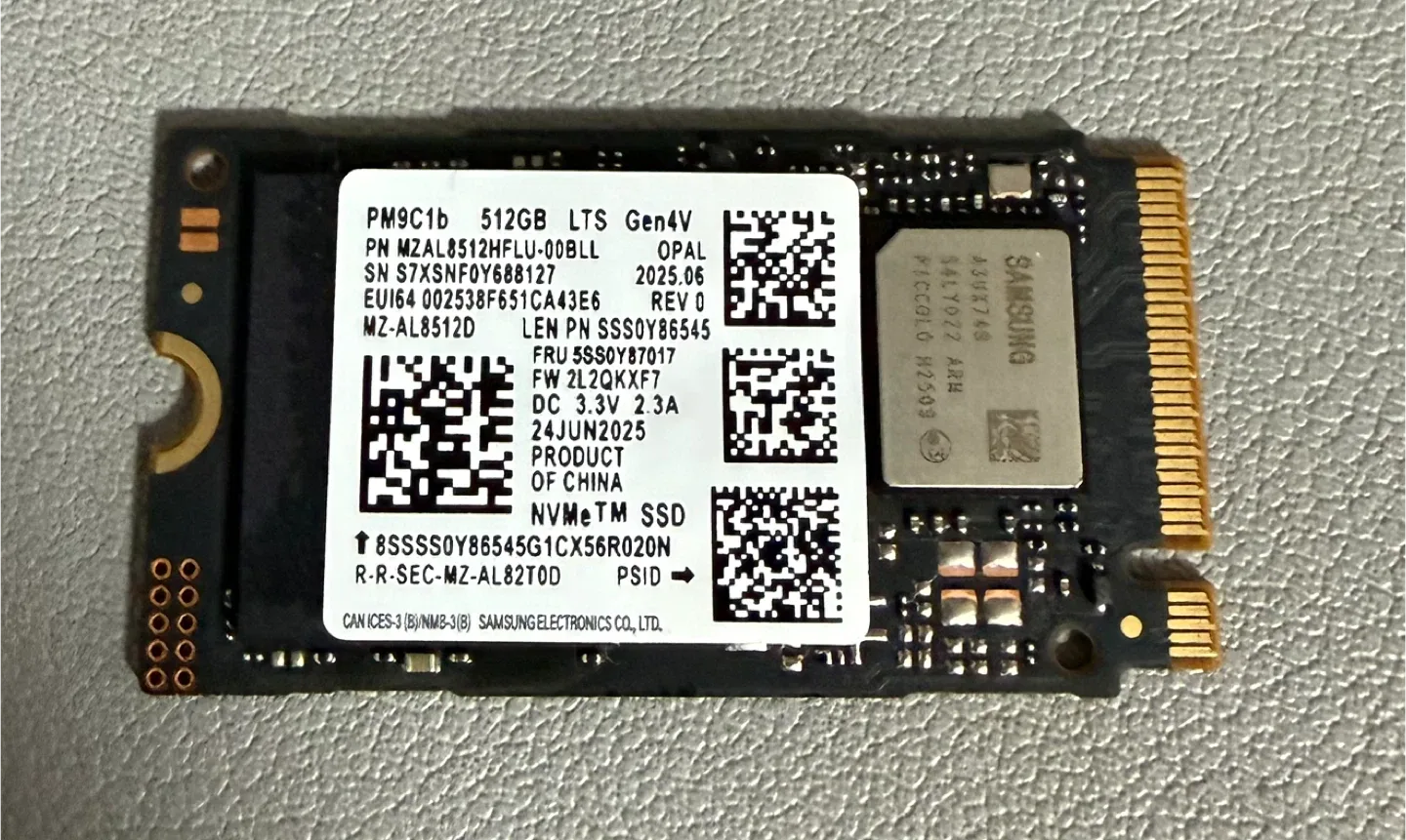 삼성 PM9C1b 512GB NVMe 2242 M.2 SSD