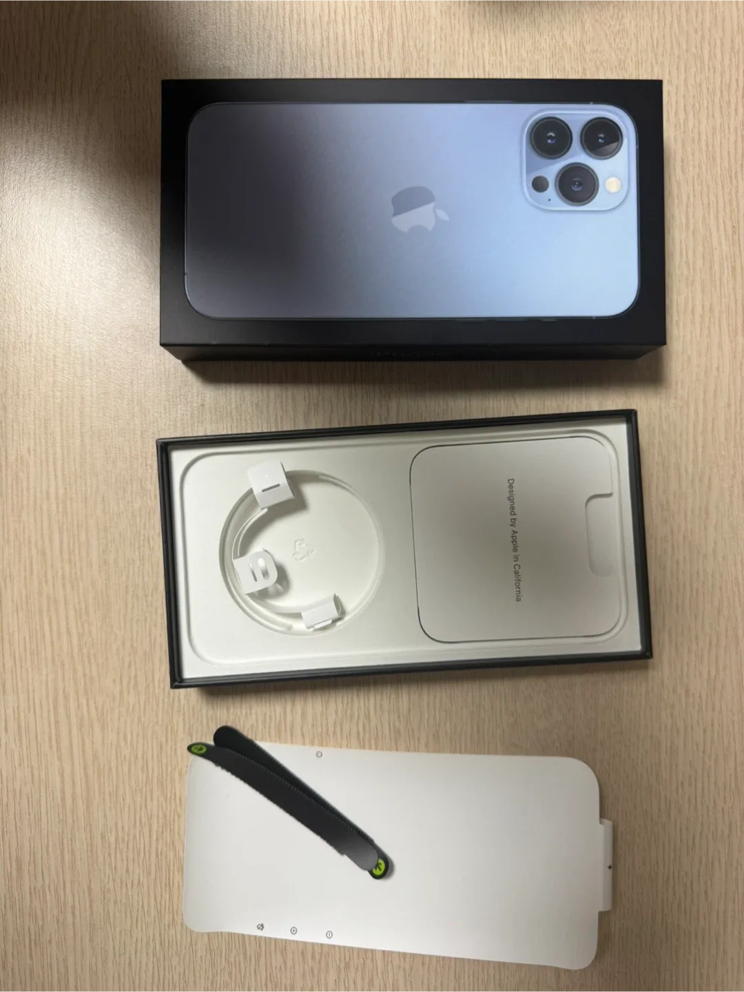 [풀박스 + 다양한 악세서리] 아이폰 13 Pro Max 시에라 블루