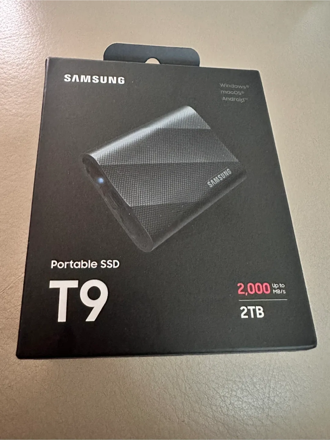 삼성 포터블 SSD T9 2TB 미개봉