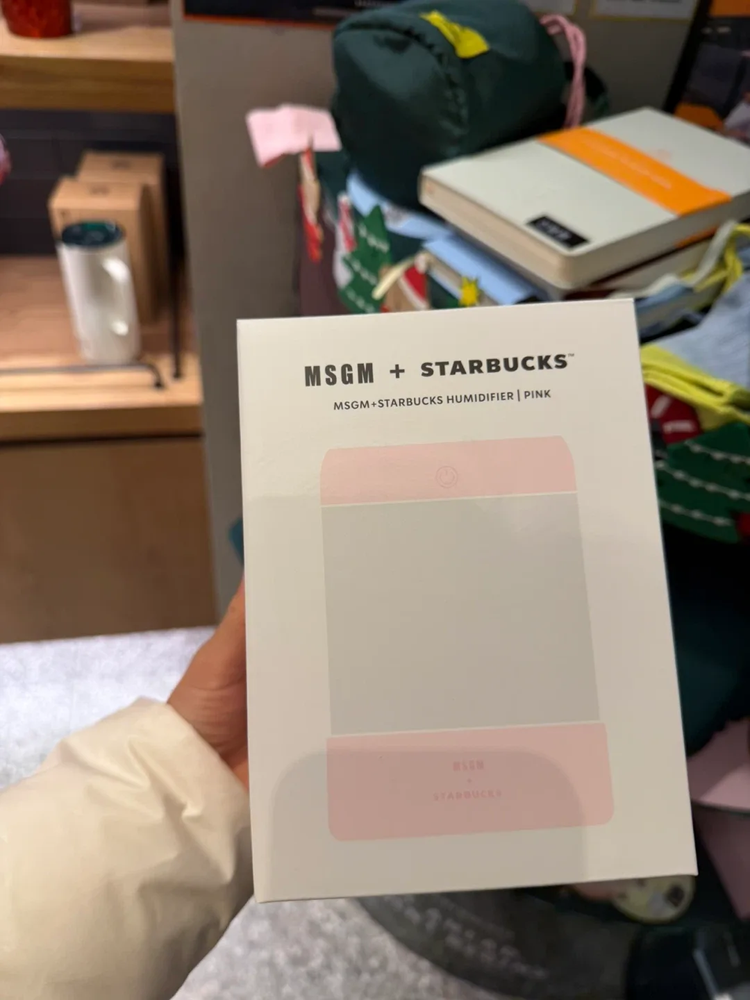 스타벅스 프리퀀시 가습기 핑크 새상품