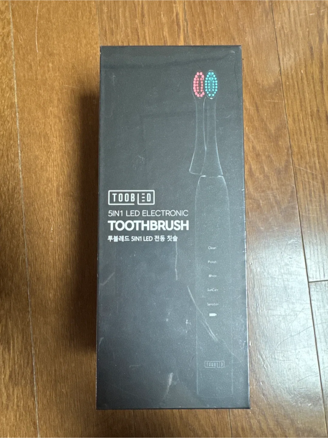 투블레드 Led전동칫솔 블랙 새상품