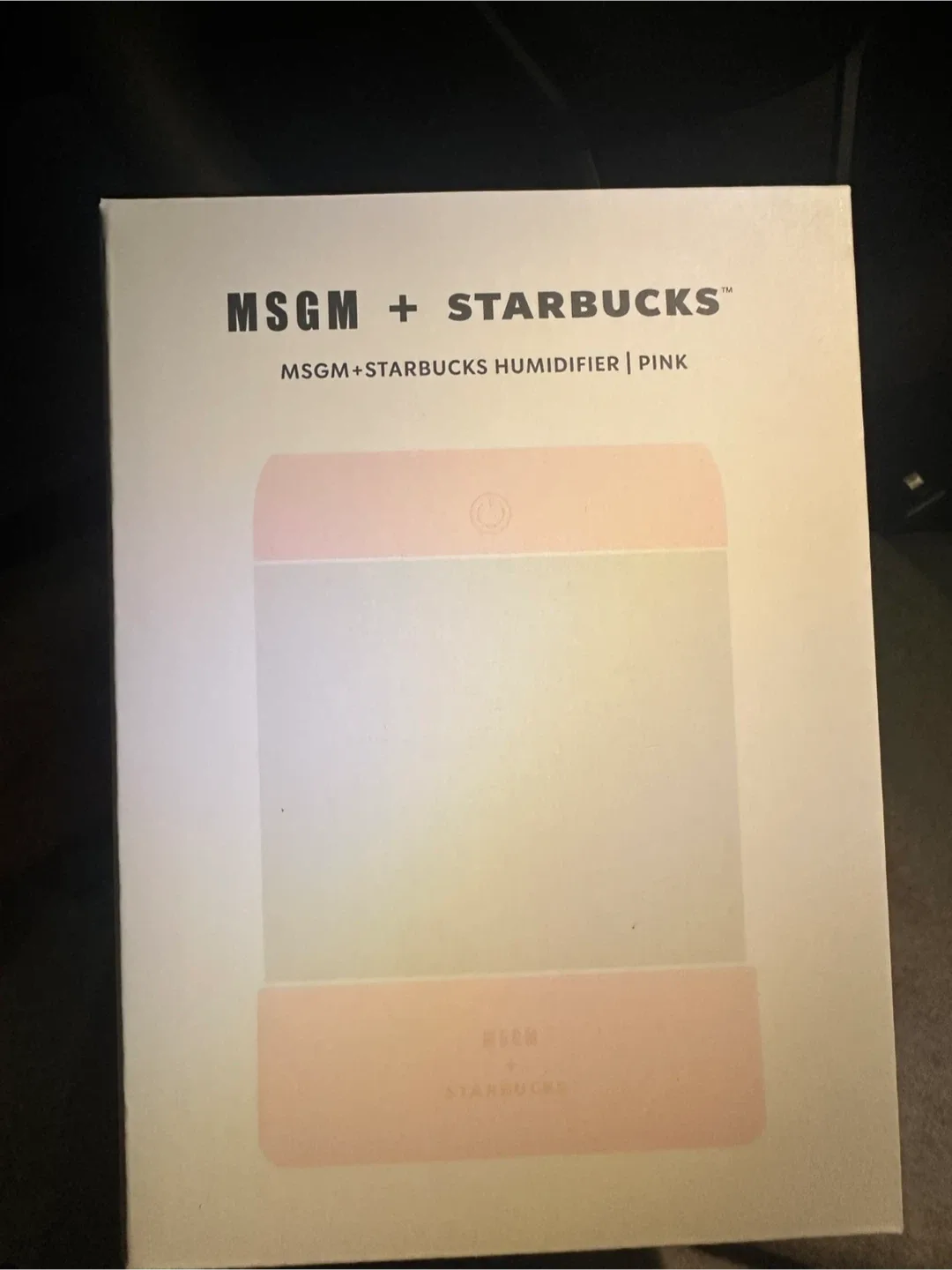 MSGM 스타벅스 가습기 핑크 새상품