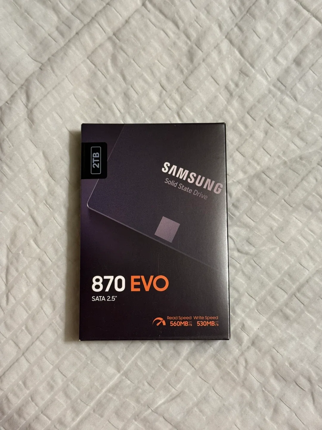 삼성 SSD 870evo 2TB 미개봉 입니다!(25년 8월)