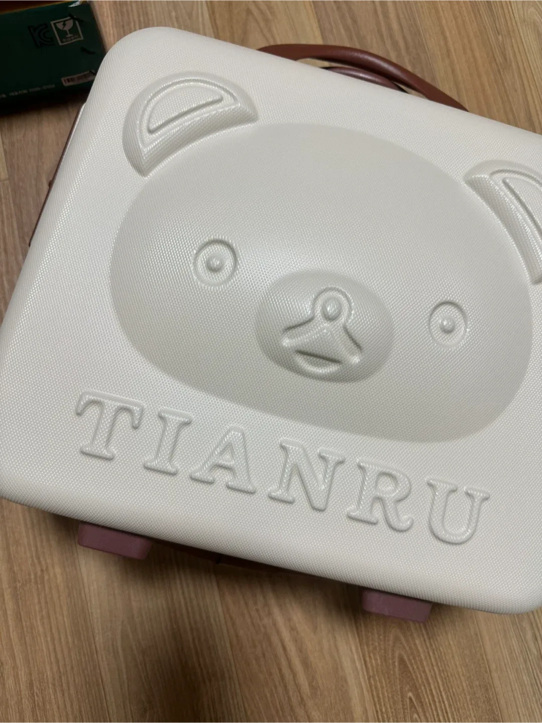TIANRU 곰돌이 미니 캐리어