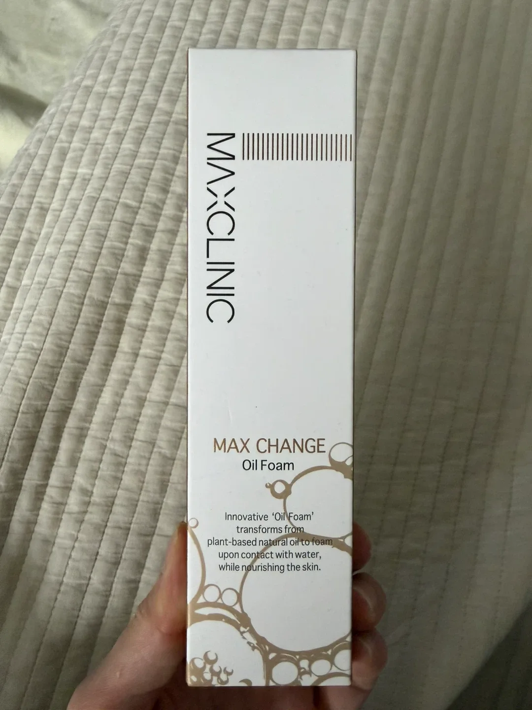 (새상품)맥스클리닉 MAX CHANGE 오일 폼 110g