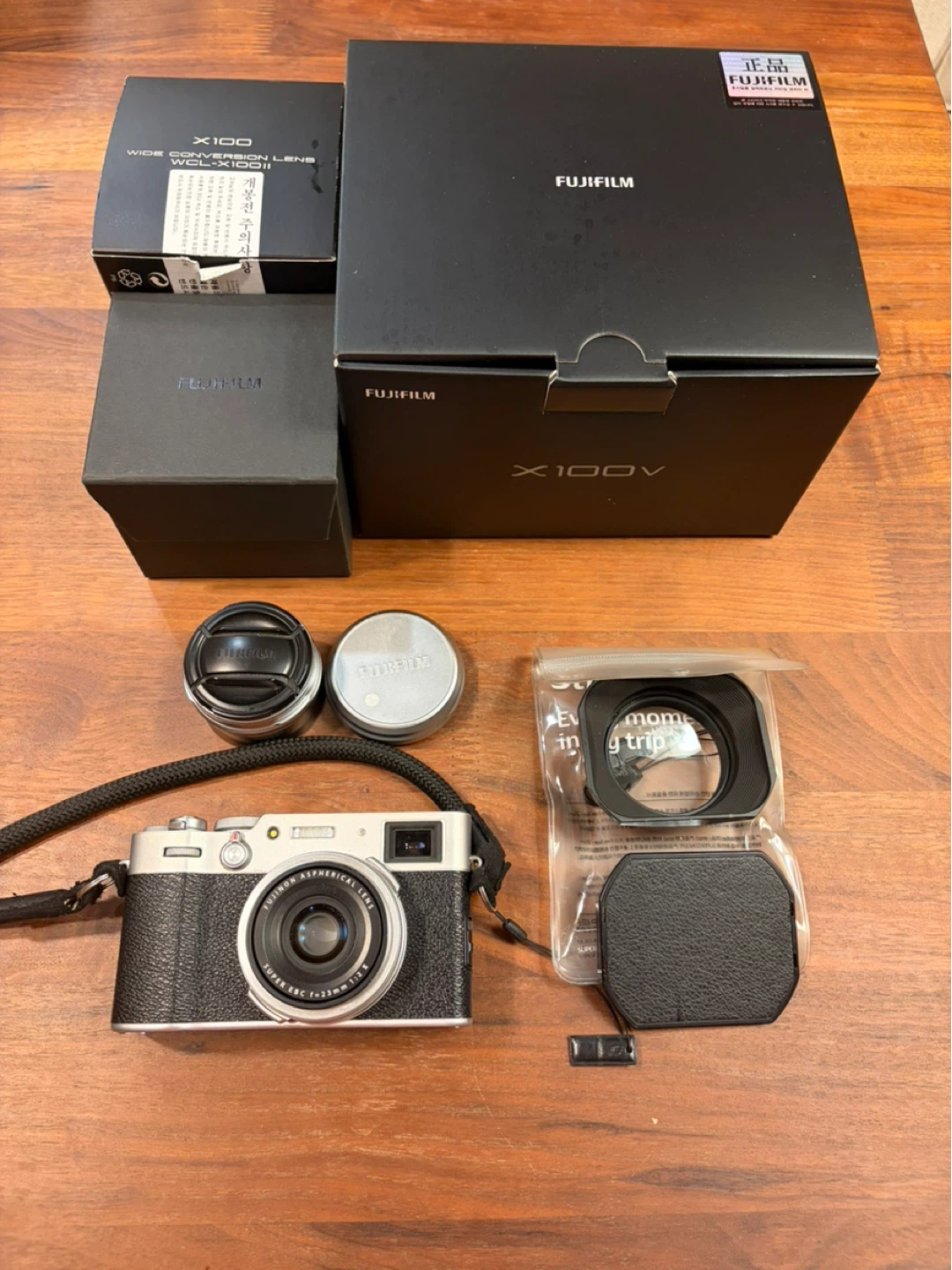 후지필름 X100V 풀박스+49mm렌즈 판매