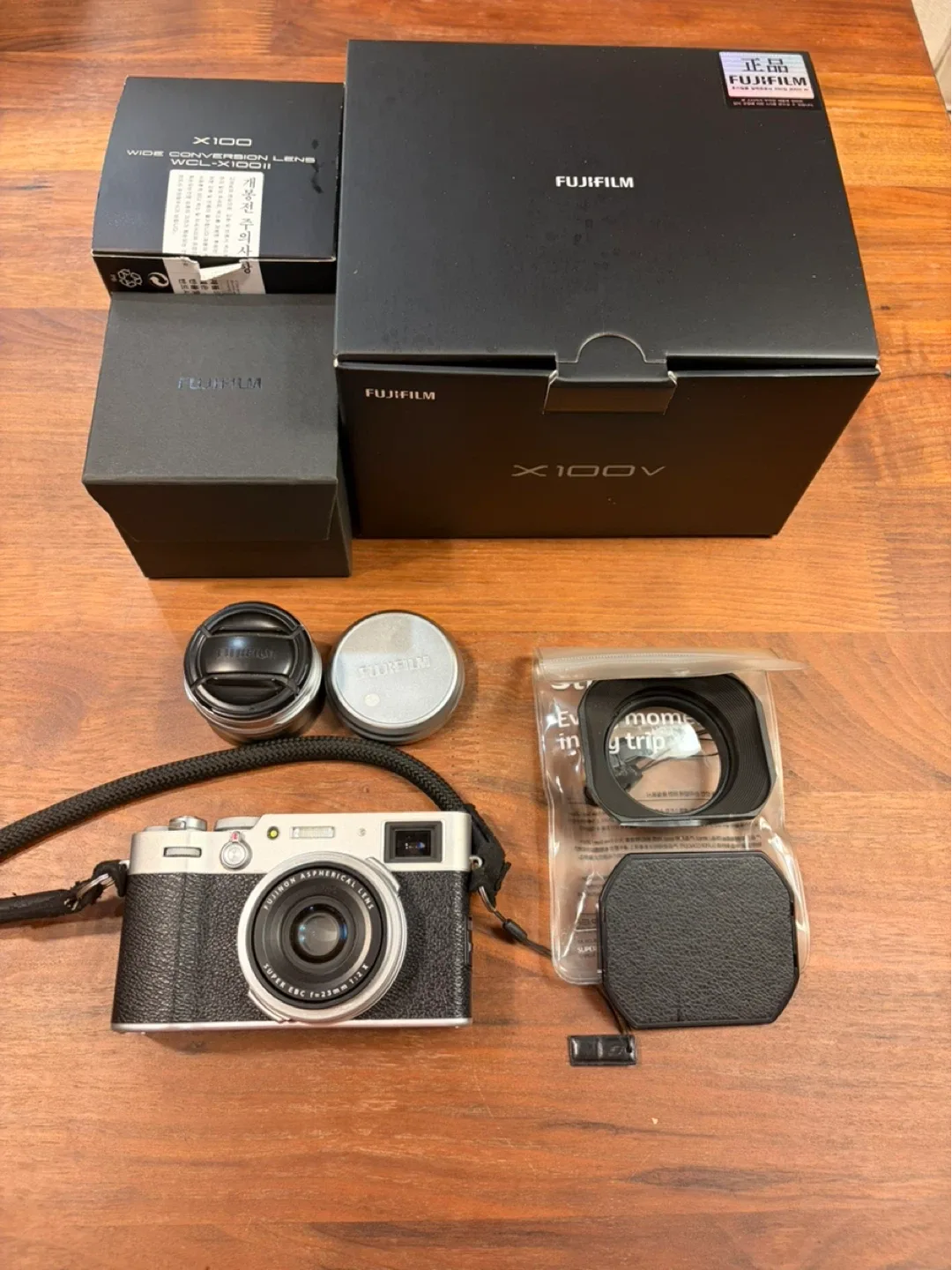 후지필름 X100V 풀박스+49mm렌즈 판매
