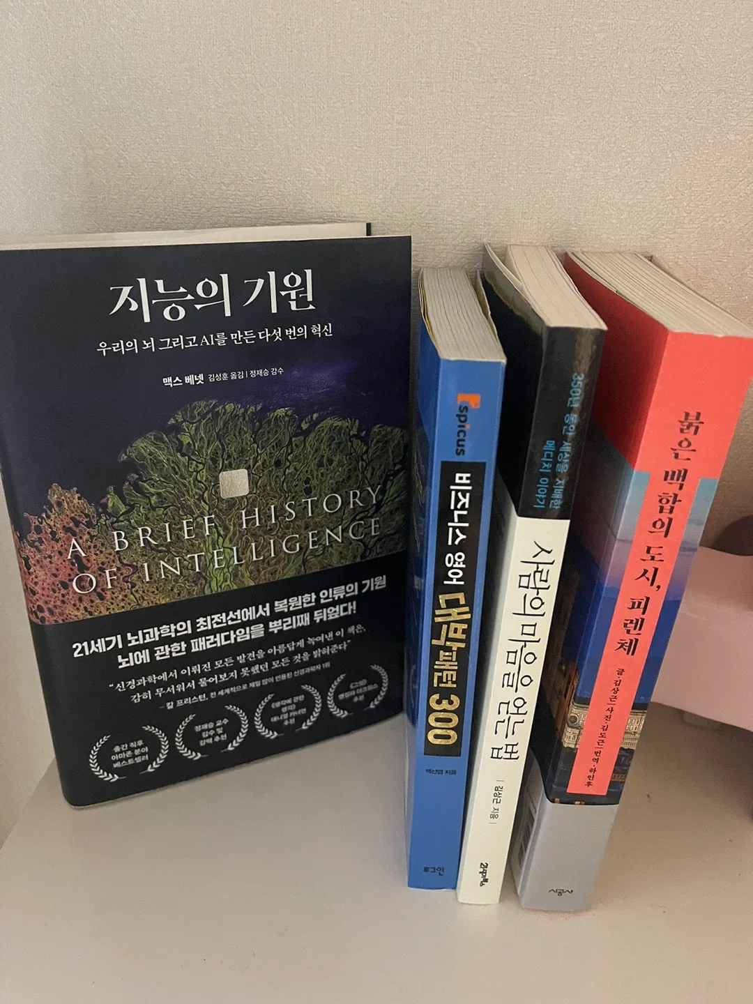 지능의 기원 책 등 거의 새책상태