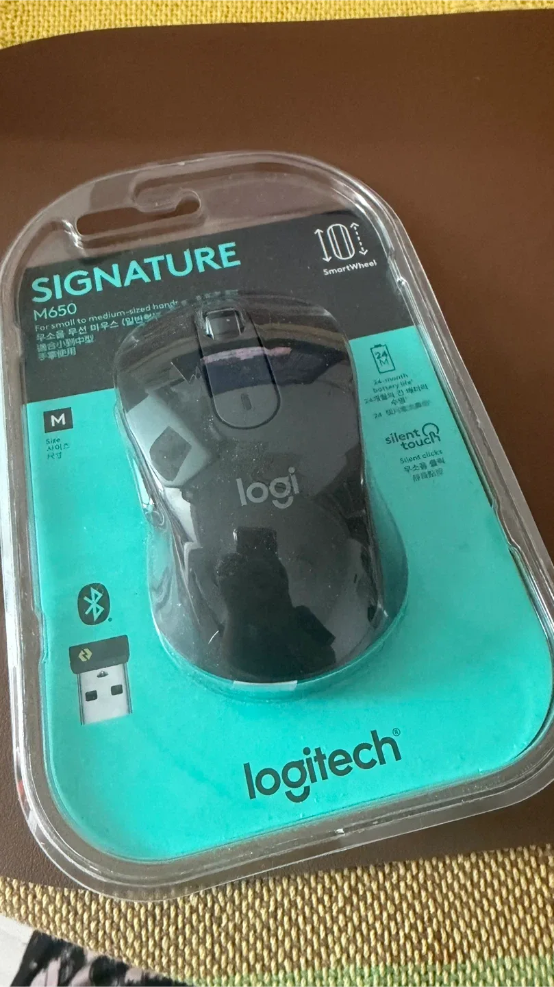 로지텍 M650 무선 마우스 새상품