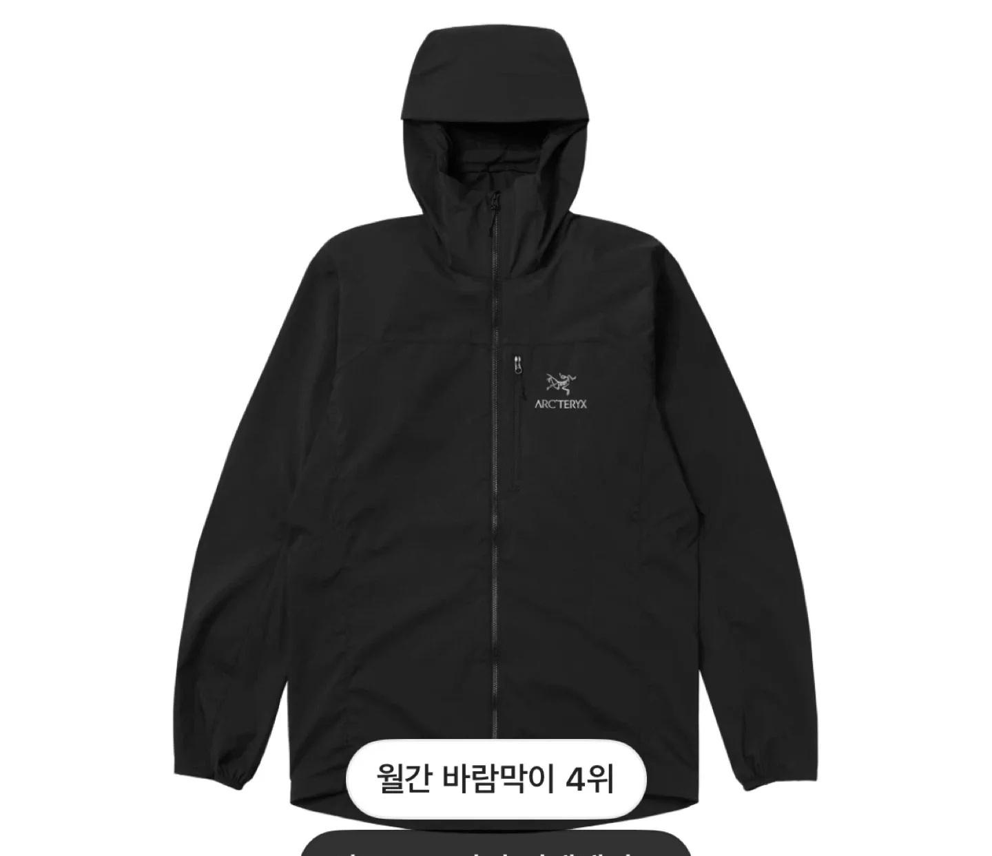 아크테릭스 스쿼미시 후디 블랙 2xl