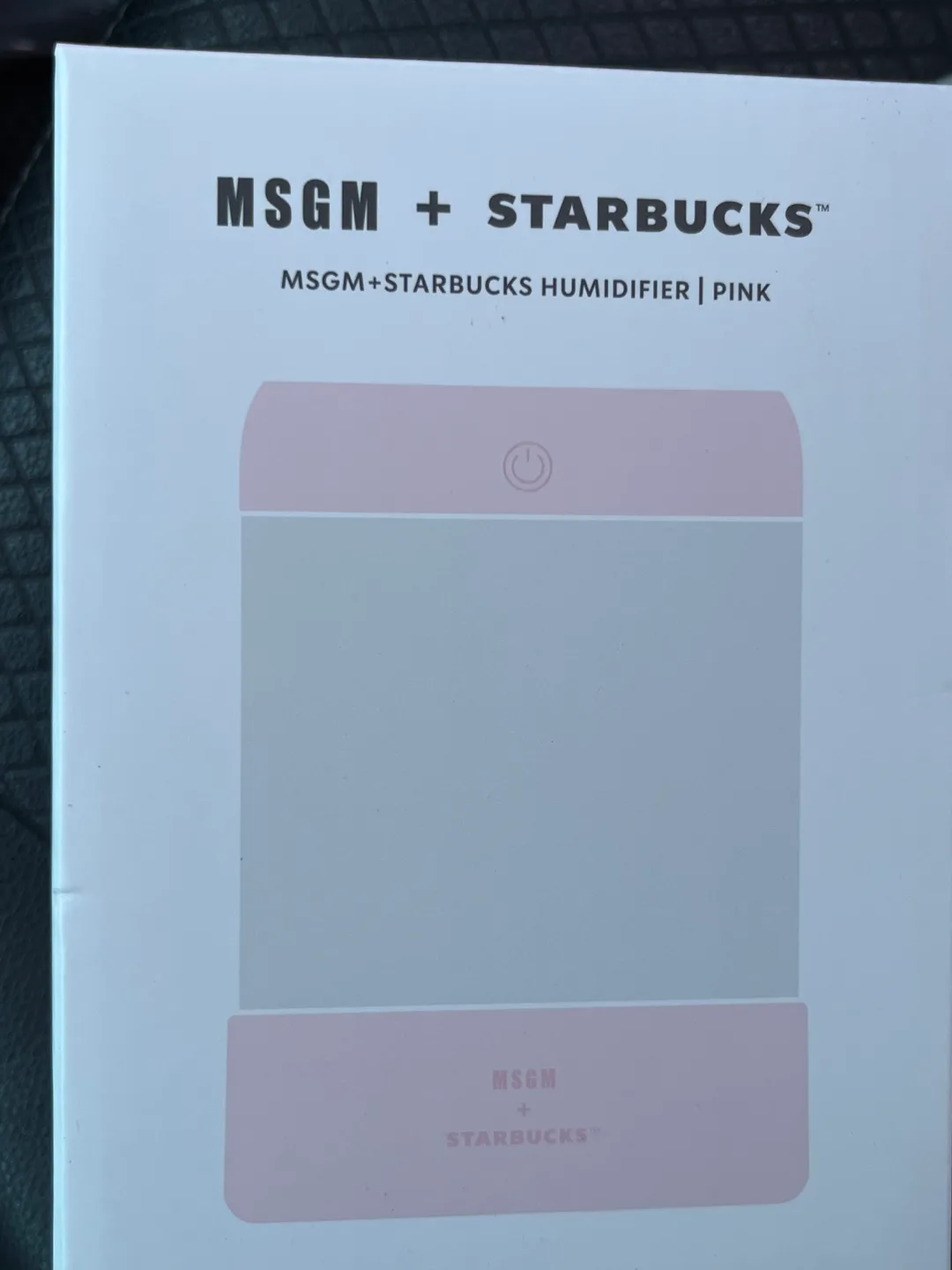 MSGM 스타벅스 가습기 핑크 미개봉