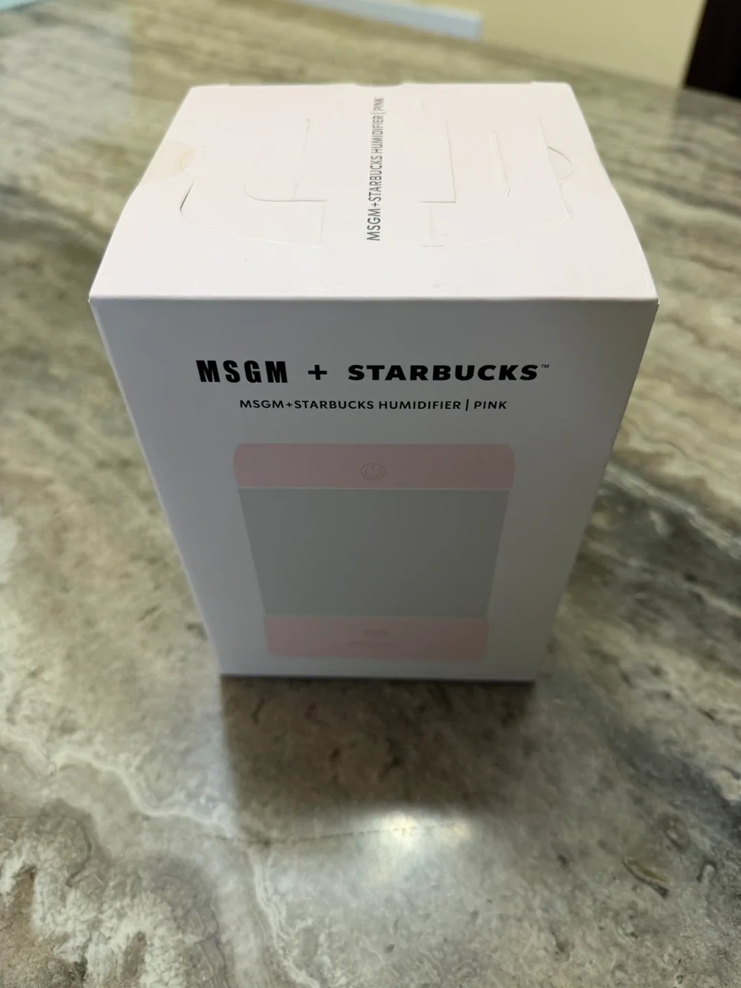 MSGM+스타벅스 핑크 가습기 새제품과 블랭킷 교환