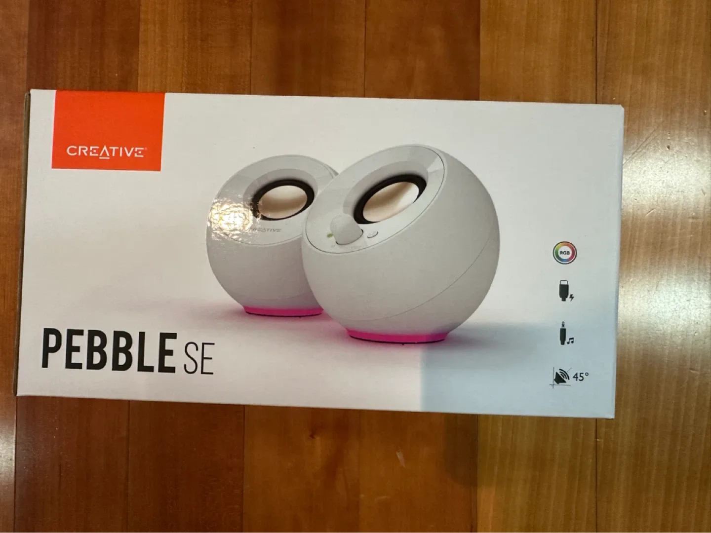 Creative Pebble SE 스피커 화이트 새상품
