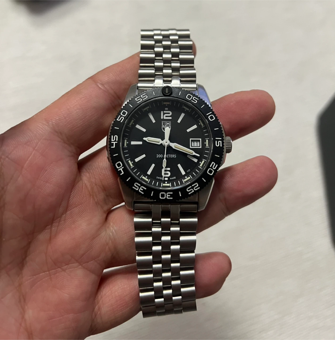 루미녹스 퍼시픽다이버 리플 39m XS.3122M 스틸 시계 | 남성패션/잡화 | 당근 중고거래
