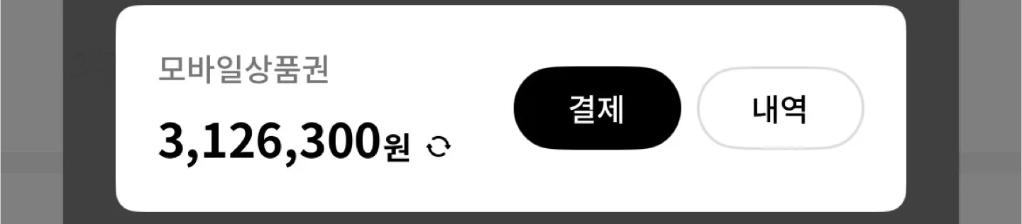 롯데모바일 상품권 증정용