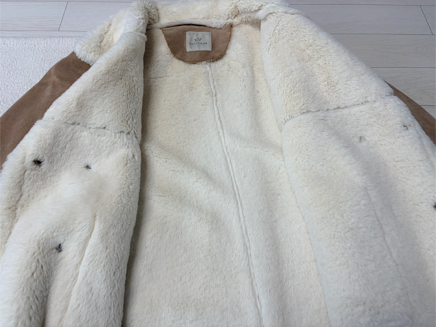 코인코즈 스웨이드 무스탕 자켓 | 여성의류 | 당근 중고거래