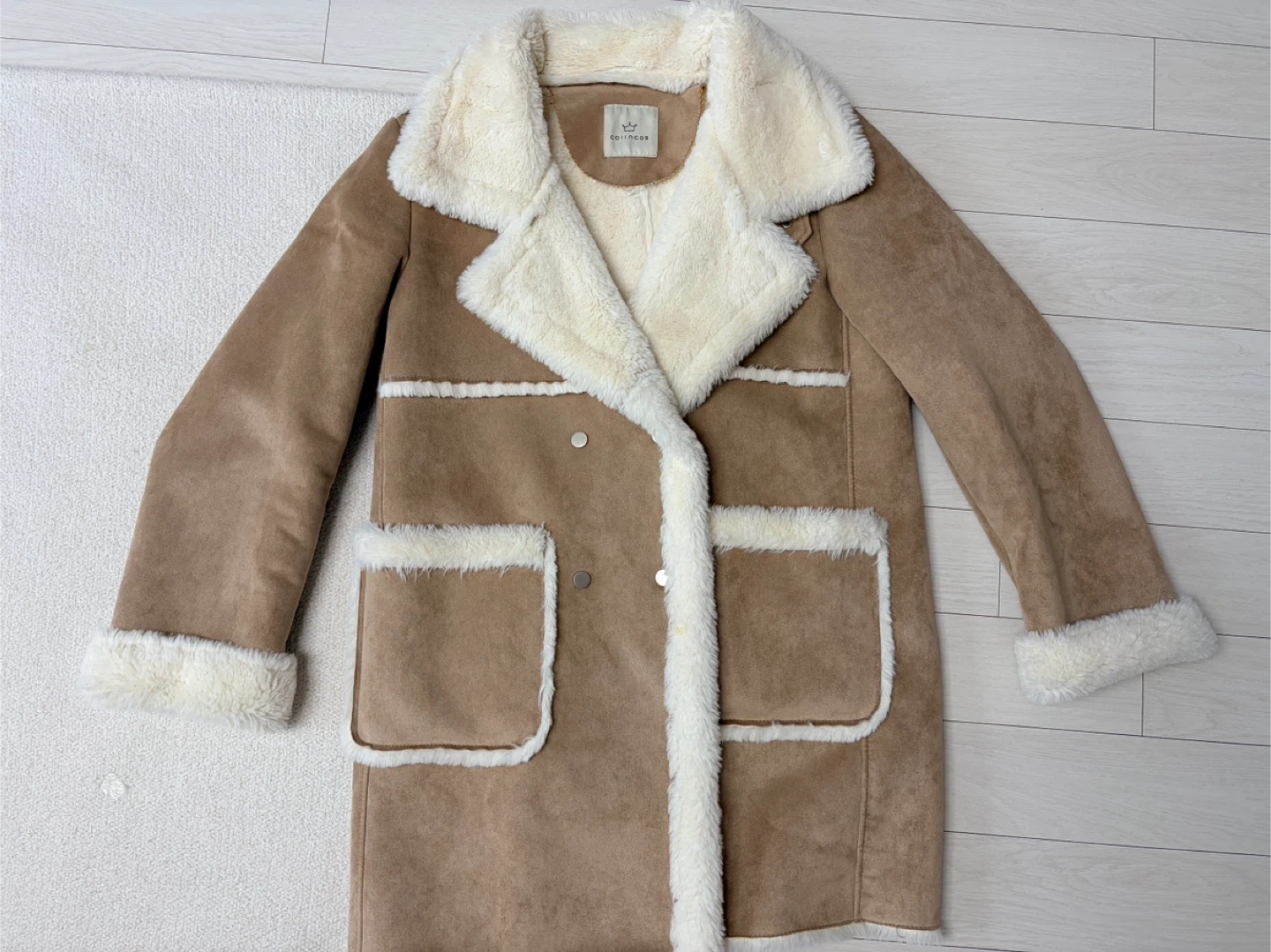 코인코즈 스웨이드 무스탕 자켓 | 여성의류 | 당근 중고거래