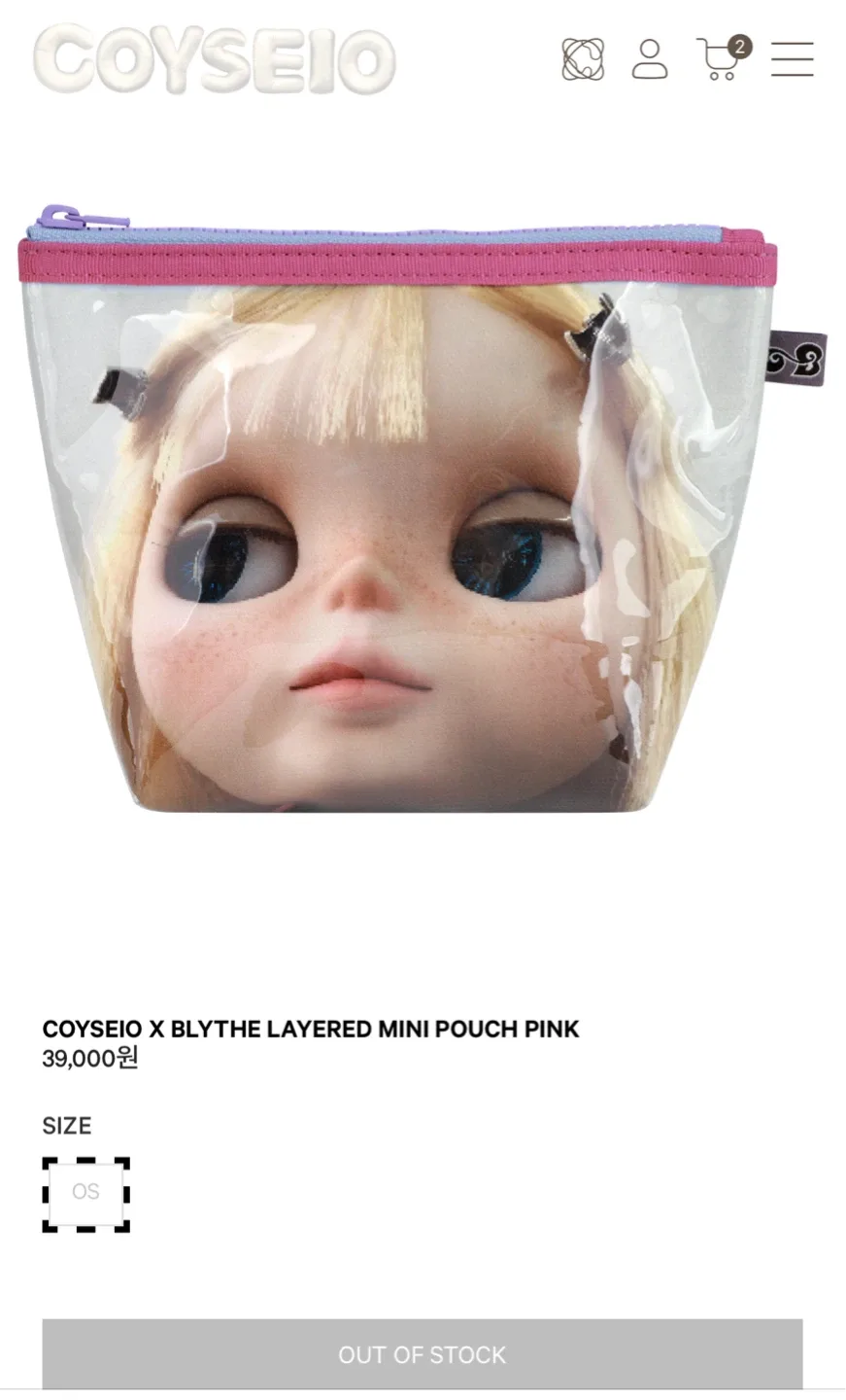 【即完】COYSEIO X BLYTHE LAYERED MINI POUCH COYSEIO X BLYTHE LAYERED MINI POUCH ポーチ COYSEIO X BLYTHE