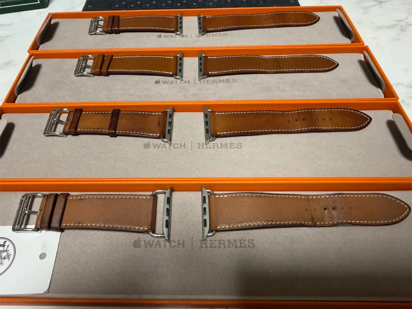 애플워치 Hermès 가죽 밴드 44/45/46/49MM