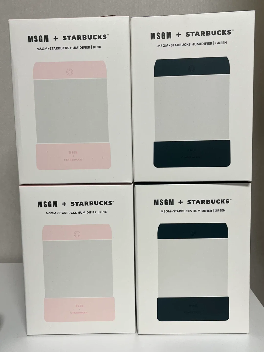 스타벅스 가습기 그린 핑크 새상품