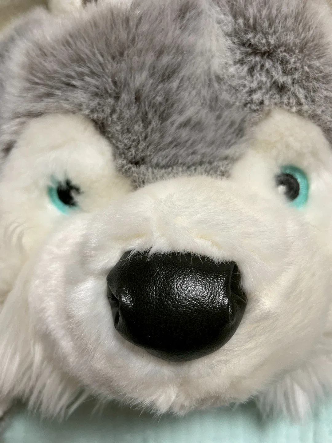 에버랜드 시베리안허스키 강아지 동물 귀달이 털모자