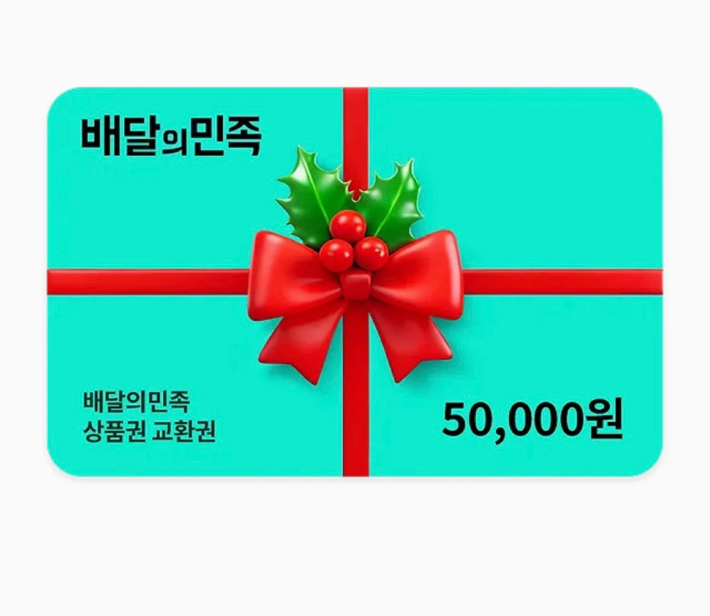 배민 5만원권