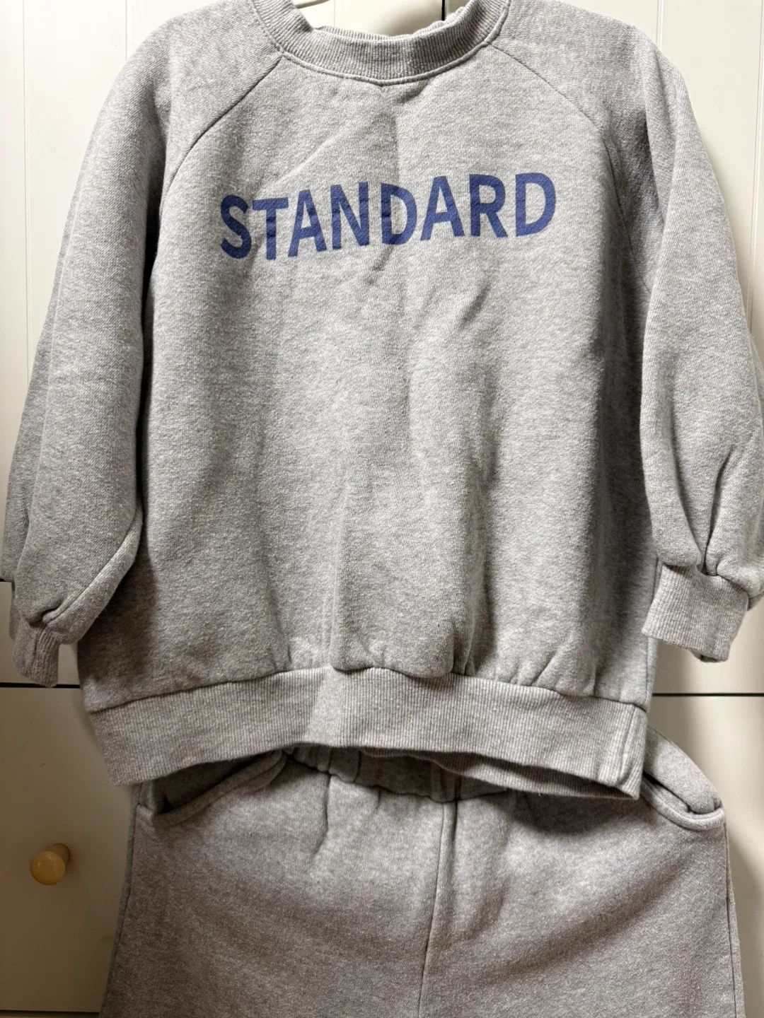 맨투맨 트레이닝복 세트 - 4~5세