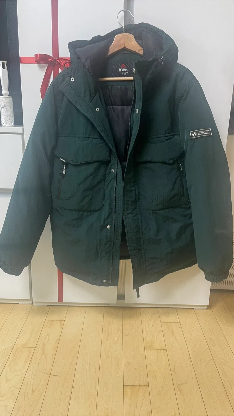 AWK 후드 덕다운 XL(175) 녹색