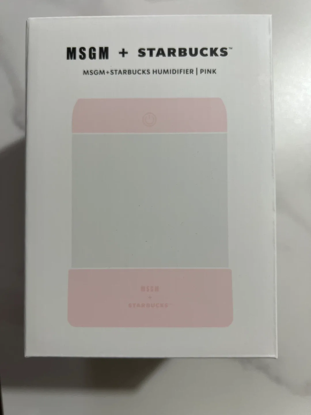 2025 MSGM+스타벅스 가습기 (핑크, 미개봉)