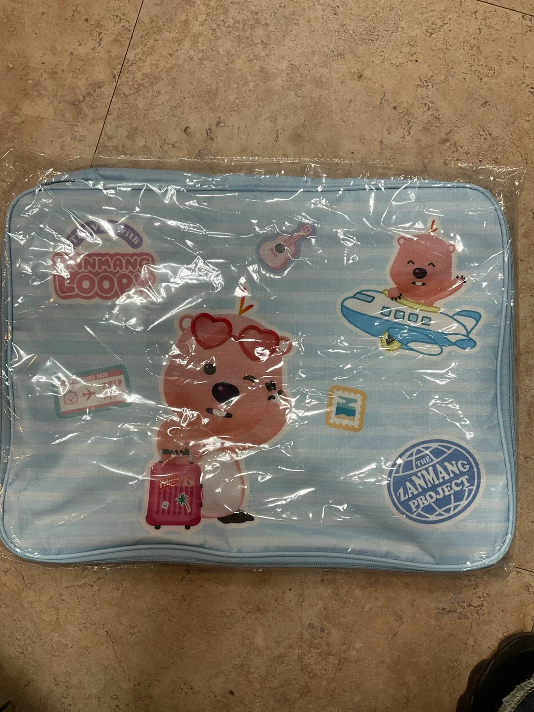 잔망루피 파우치 새상품30*40cm